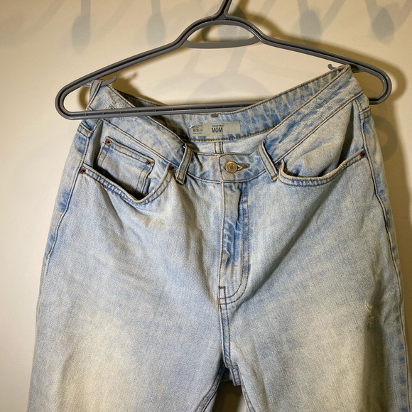 Topshop Cropped Mom Jeans-size 28 - Picture 4 of 5
